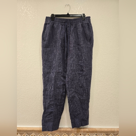 Athleta Retreat Linen Ankle Pant Size M in Raining Violet - Picture 3 of 6